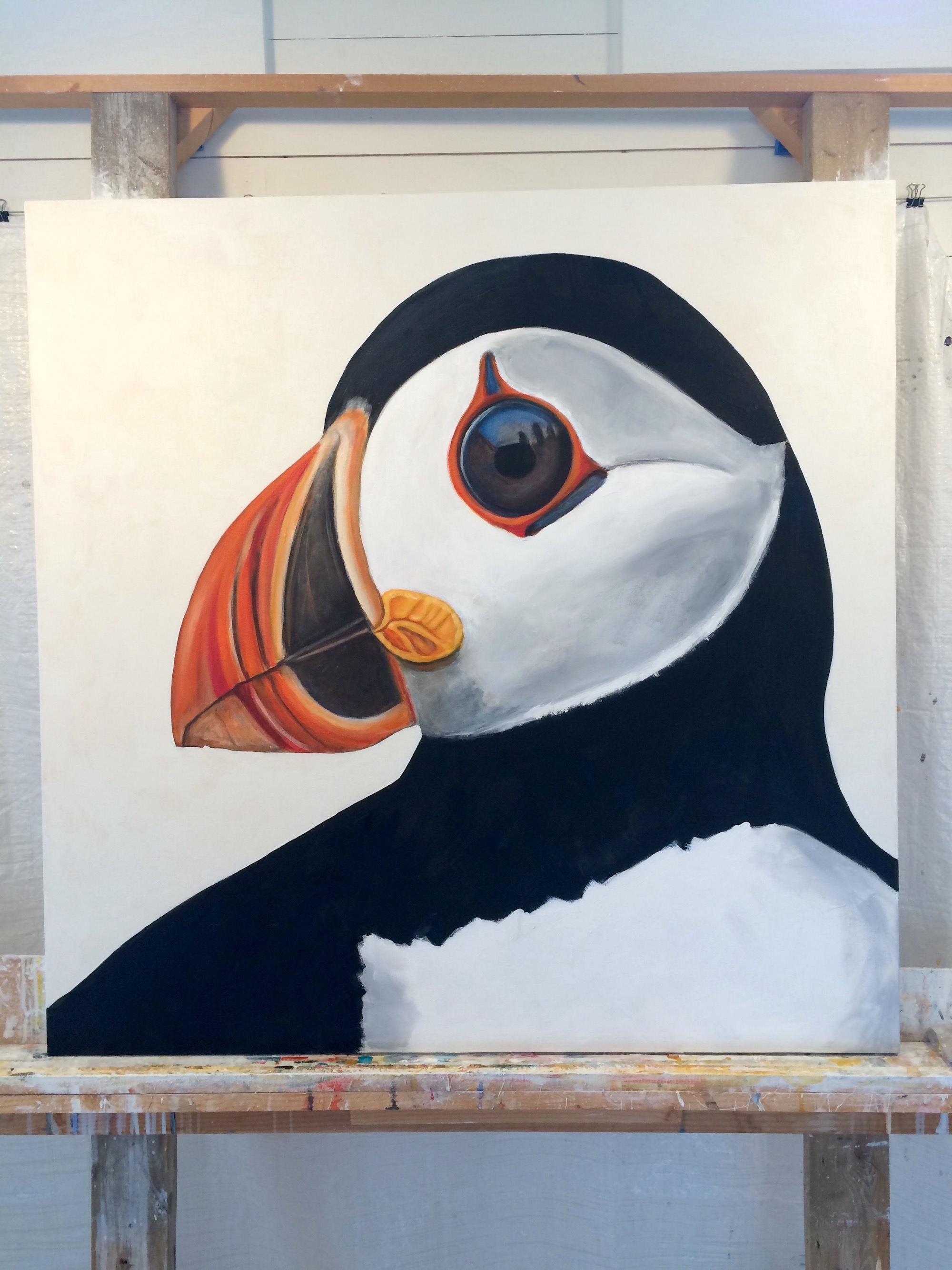 peinture, oiseaux, Îles de la Madeleine, zanimo, exposition, gourmande de nature, galerie, zanimo, art, bird, birds, bird painting, contemporary art, canadian artist