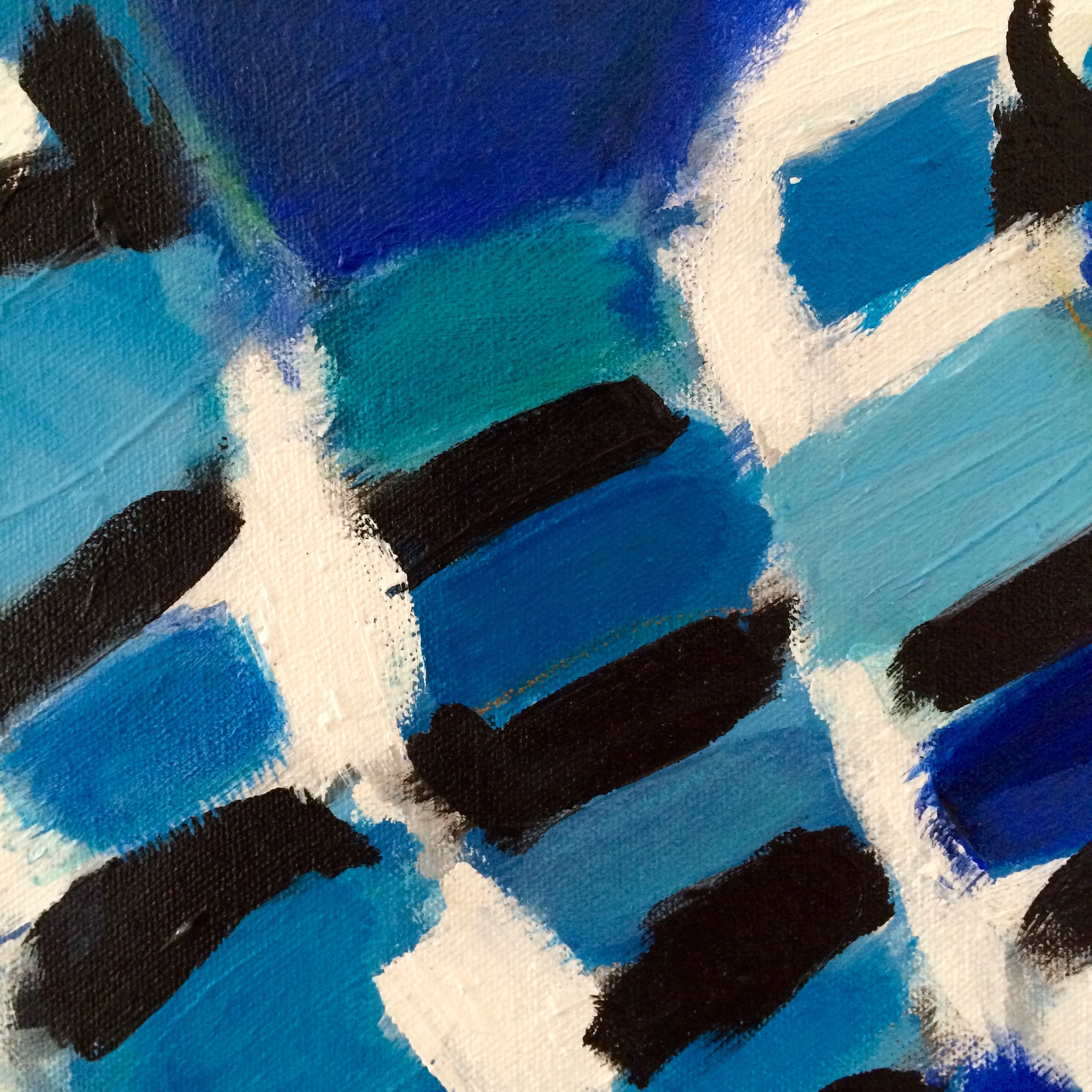 Geai bleu, peinture d'oiseau, portrait d'oiseau, îles de la madeleine, zanimo, gourmande de nature, grand format