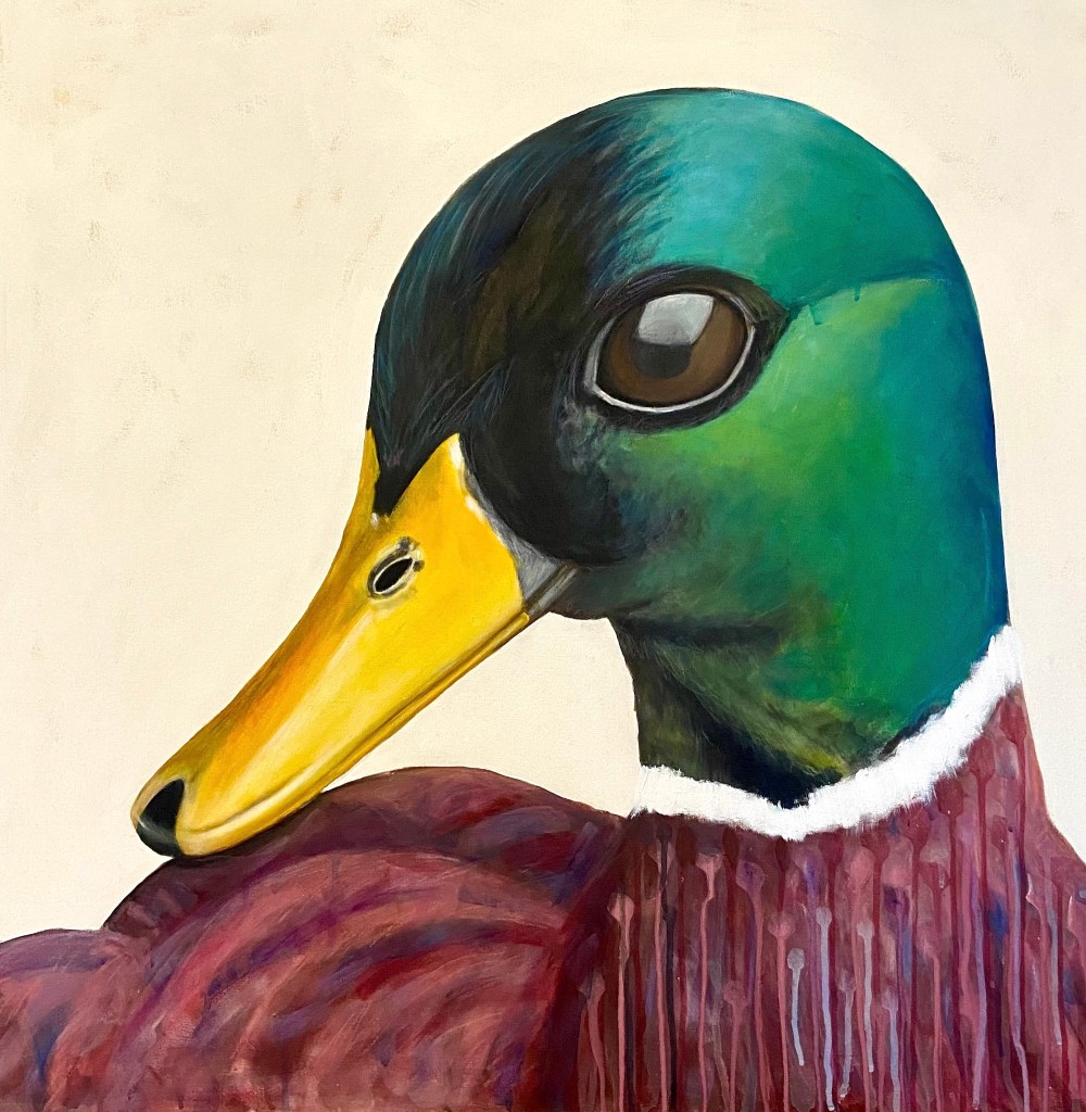 peinture, oiseaux, Îles de la Madeleine, zanimo, exposition, gourmande de nature, galerie, art, bird, birds, painting, bird painting, contemporary art, canadian artist